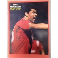Signed picture of Paul McGrath the Manchester United footballer.